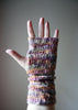 Cheques Fingerless Mittens (Mitts) Knitting Pattern
