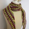Aurora Crescent Shawlette Knitting Pattern for Mini Skeins