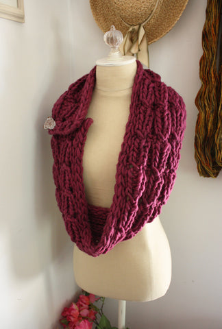 Chaine Cowl / Wrap Knitting Pattern