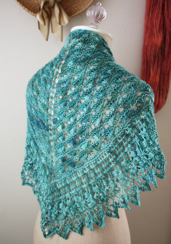 Soleil Lace Shawlette Knitting Pattern