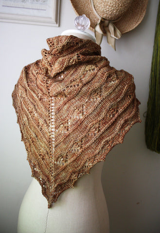 Joyeux Lace Shawlette Knitting Pattern