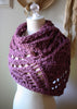 Regalia Lace Cowl Capelet Scarf Knitting Pattern